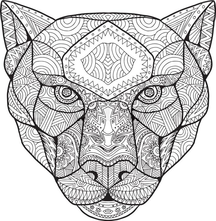 Stock vector of 'Zentagle inspired and tangled mandala illustration of