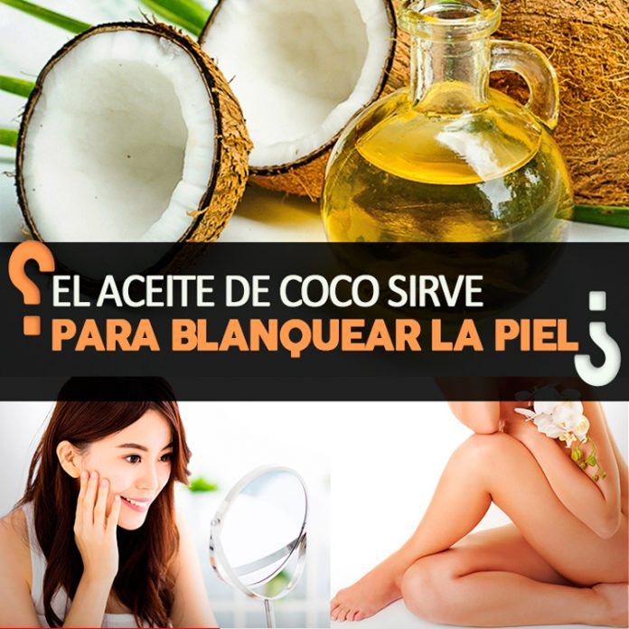 el aceite de coco con bicarbonato sirve para las manchas