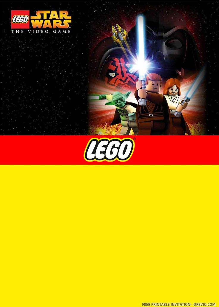 (FREE PRINTABLE) Lego Star Wars Birthday Invitation Templates (FREE PRINTABLE) Lego Star Wars Birthday Invitation Templates