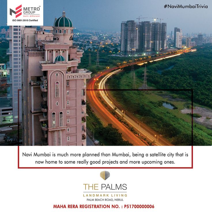 #NaviMumbaiTrivia Navi Mumbai is much more planned than Mumbai, being a