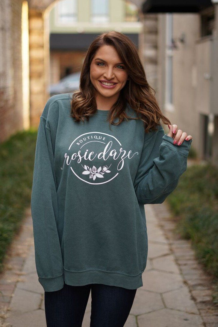 Rosie Daze Logo Sweatshirt Willow Sweatshirts Rosie Style