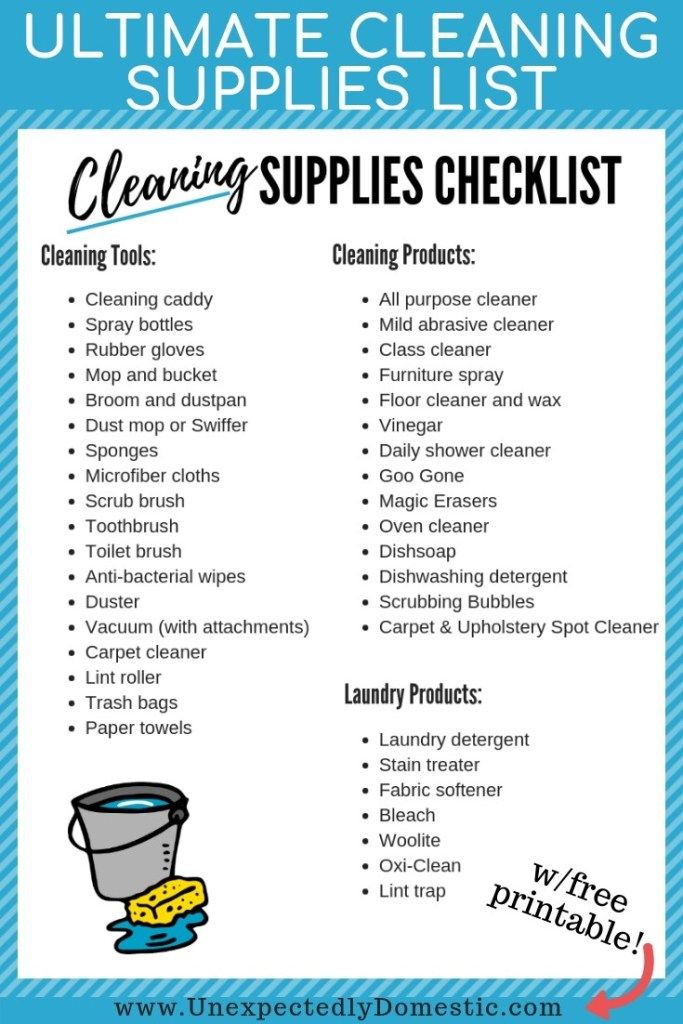 Ultimate Cleaning Supplies Checklist Your Must Have Cleaning Products Ultimate Cleaning Supplies Checklist Your Must Have Cleaning Products