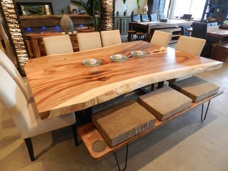 Bespoke Hardwood Dinning Table Oakwalnut Ash Maple Birch In 2021 Freeform Dining Kitchen Freeform Dining Table, Hardwood Dining Table
