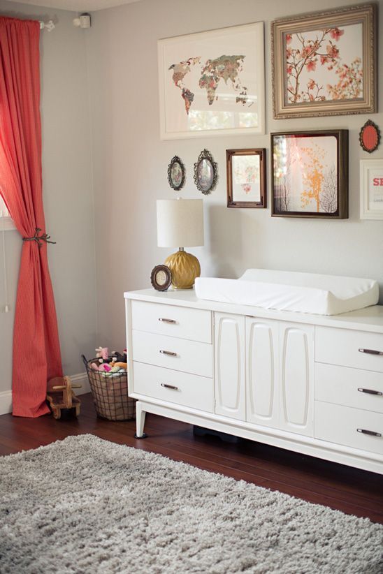 A Lovely Calming Nursery This Is Great Redo Of Mid Century A Lovely Calming Nursery This Is Great Redo Of Mid Century Modern Dresser For The Pinterest