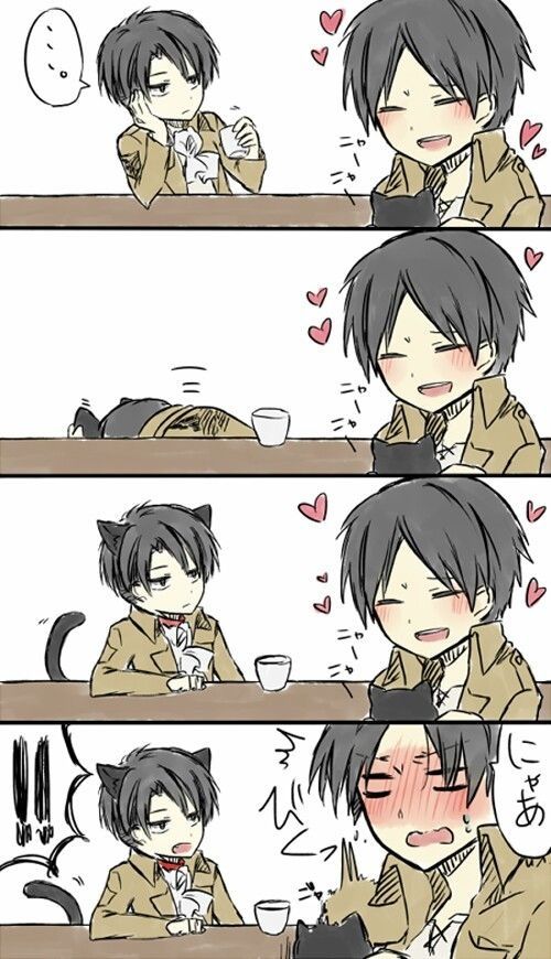 Shingeki no Kyojin / Attack on Titan - Cat ErenxLevi Erie Aot Porn - Shingeki no Kyojin / Attack on Titan - Cat ErenxLevi