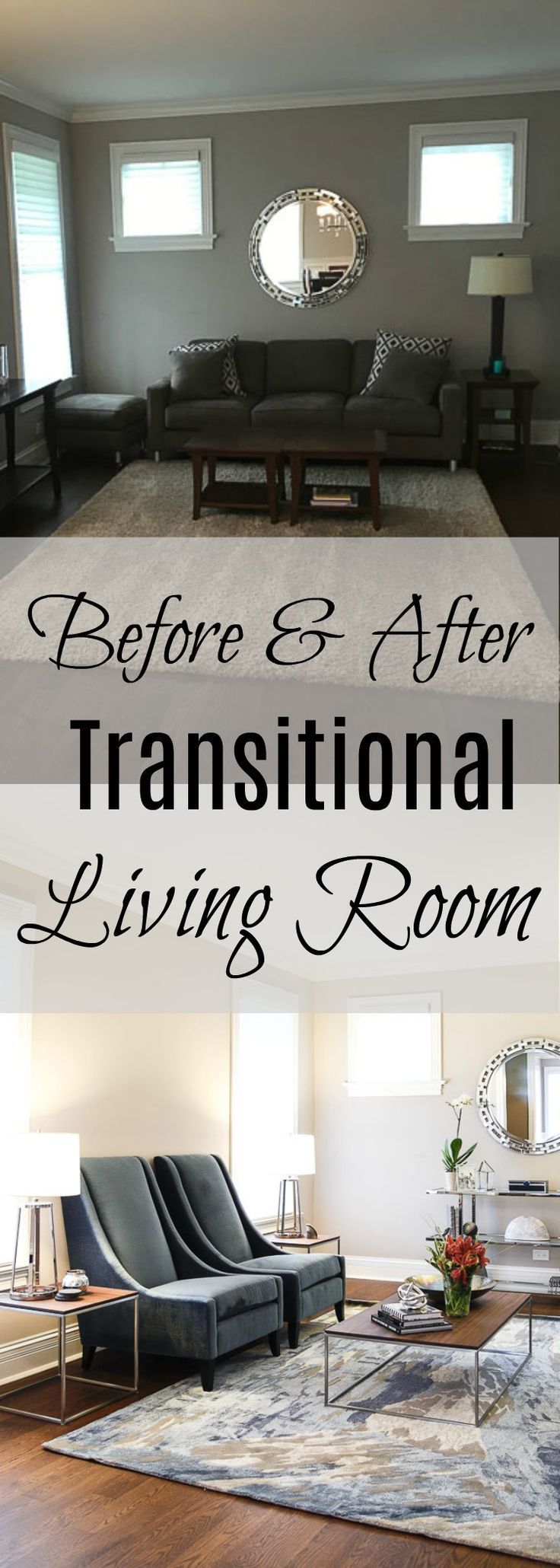 Sharing my tips on how to design a transitional living room from beginning to en...