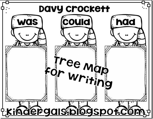 davy crockett american folk hero freebee