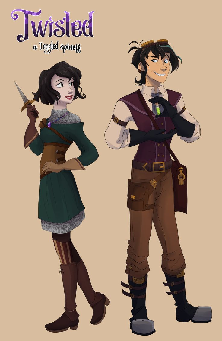 Cassandra And Varian In Disneys Tangled Series