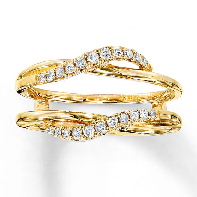 the perfect partner for your diamond solitaire ring this diamond enhancer ring fashioned with carat total weight of diamonds is set in yellow gold - Wedding Ring Enhancer the perfect partner for your diamond solitaire ring this diamond enhancer ring fashioned with carat total weight of diamonds is set in yellow gold - Wedding Ring Enhancer