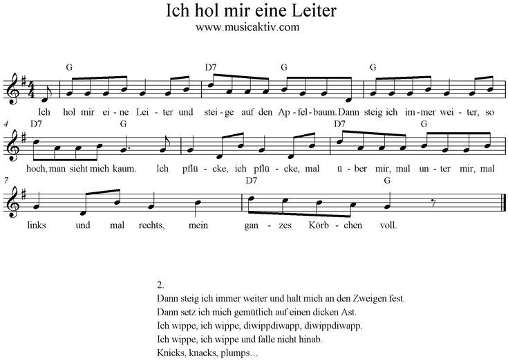 Ich hol mir eine Leiter #lied #herbst #kindergarten #