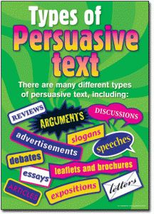 types of persuasive essays