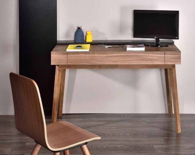 Modern Industrial Dining Table Desk Reclaimed Wood Top Steel Base Vintage Modern Loft Style Decor Industrial Dining Table Reclaimed Wood Desk Steel Desk