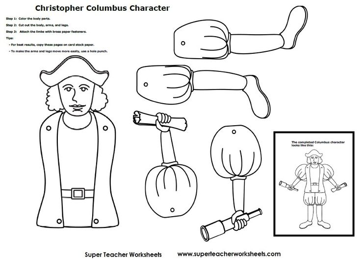 Columbus Day Activities For Kids Christopher columbus, Christopher