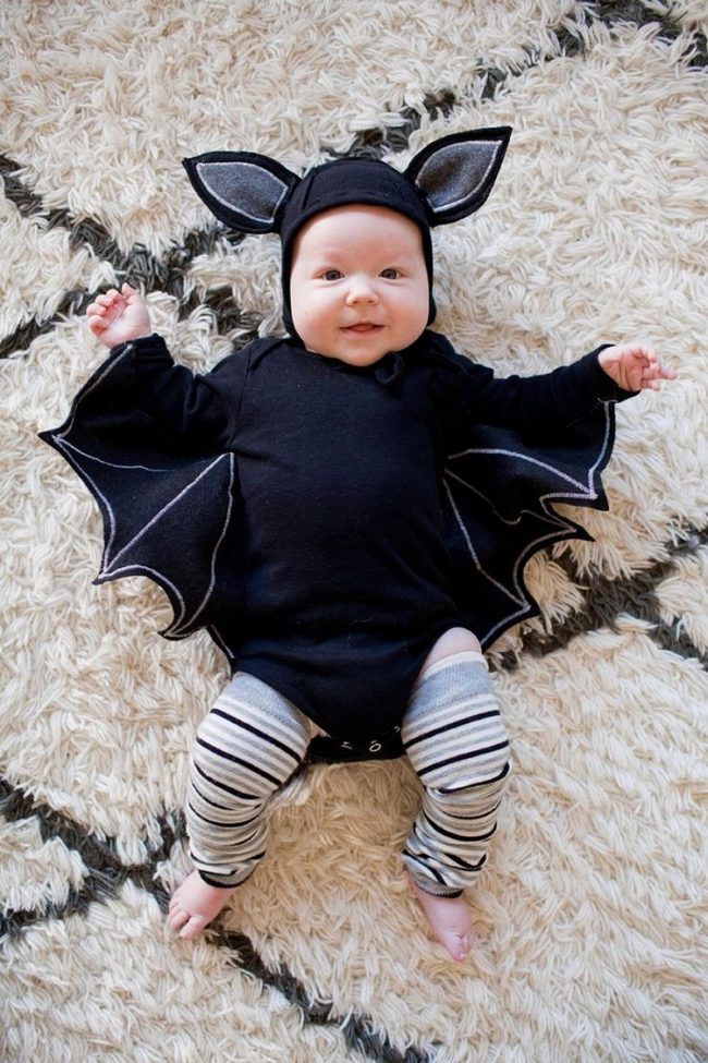 Faschingskostüme für Kinder und Babys -fledermaus-strampler