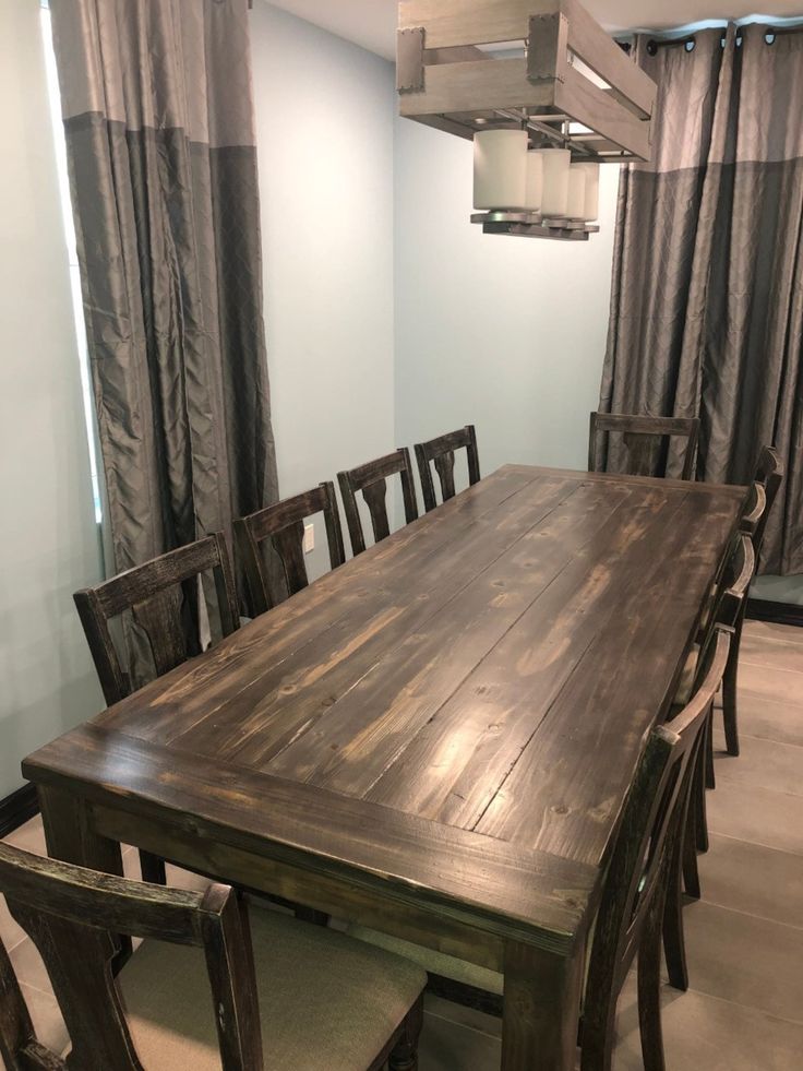 Rustic Farmhouse Dining Table Room Set Large Modern Rustic Farmhouse Dining Table, Farmhouse Table Seats 12