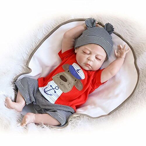 Bebe Rebon Wiedergeborene Babys Silikon Babypuppen Realistische Babypuppen