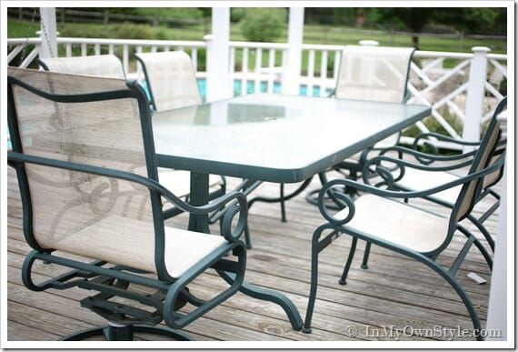 S Inmyownstyle Com Exactdn Images 2018 06 Img 9603 Thumb Jpg Strip All Lossy Painted Outdoor Furniture Diy Metal Outdoor Furniture, Best Way To Remove Paint From Metal Outdoor Furniture
