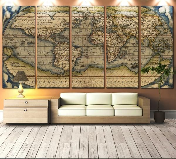 Image result for living room map wall