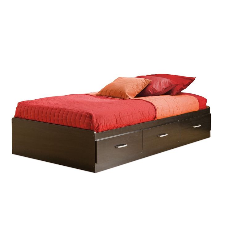 home depot platform bed with storage
