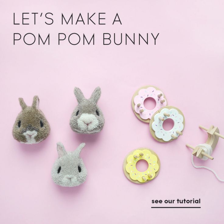 Wie man Pom-Pom Bunny macht – Pompom img