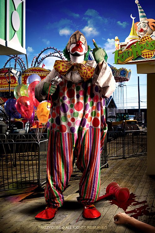 wolfdancer, Yucko the Clown Clown, Clown photos, Evil clowns.