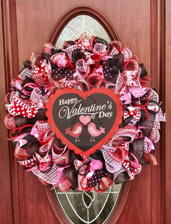 Valentines Wreath Day Door Get This Valentines Wreath And Make Your Neighbors Jealous Is So Full