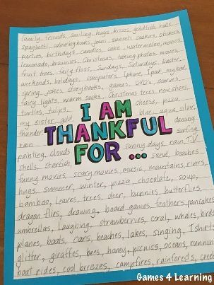 Thankful for essays