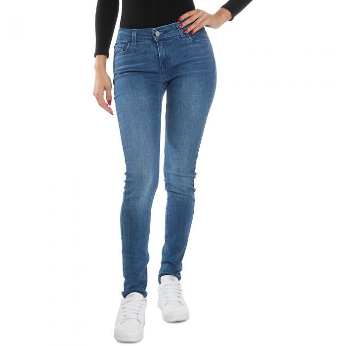 Levi's 535 super skinny jeans white hotsell
