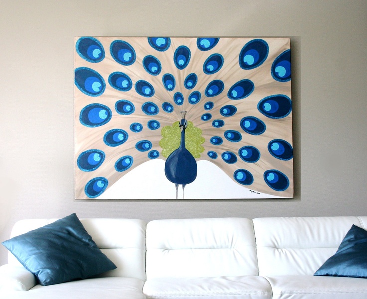 Extra Large Acrylic Animal Painting For Sale Extra Large Acrylic Animal Painting For Sale