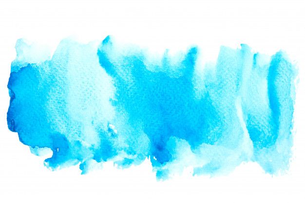 Pintura azul mancha de acuarela trazo Fo... | Premium Photo #Freepi