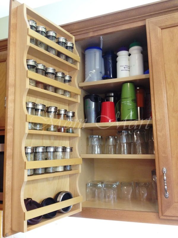 Cabinets and Hardware Custom Spice Rack from 4 3 13