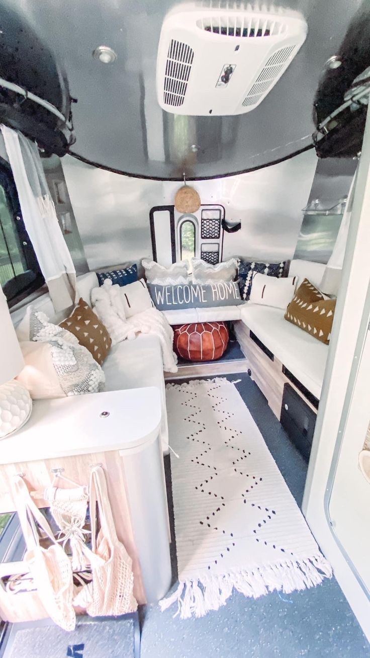 Pin By Kayla Meade On On The Road Again Airstream Basecamp Rv Interior Design Airstream