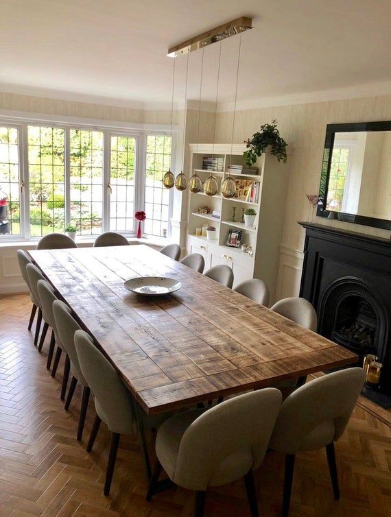 This Is An Extra Large Version Of Our Standard Dining Table With Heavier Timbers And Chunk In 2020 Room Tables - Extra Long Dining Table Seats 16 This Is An Extra Large Version Of Our Standard Dining Table With Heavier Timbers And Chunk In 2020 Room Tables - Extra Long Dining Table Seats 16
