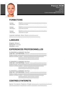 modele cv algerie  Recherche Google  Cv a remplir, Modèle cv, Cv gratuit