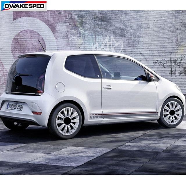 Owakesped Car Styling Vinyl Decal Body Side Skirt Sticker Sport