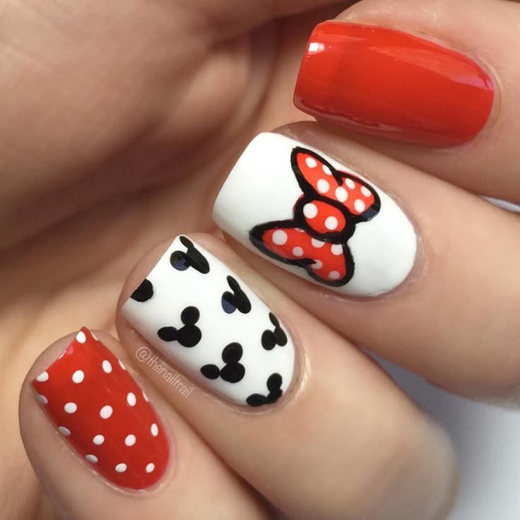 Best 25+ Minnie Mouse Nail Art Ideas On Pinterest Disney Nail Mickey Mouse Disney Inspired Nails - Best 25+ Minnie Mouse Nail Art Ideas On Pinterest Disney Nail