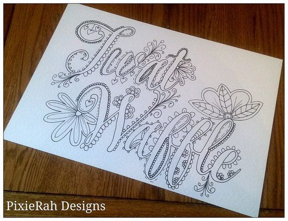 twat waffle sweary colouring page by pixierahdesigns on etsy i need this in my life