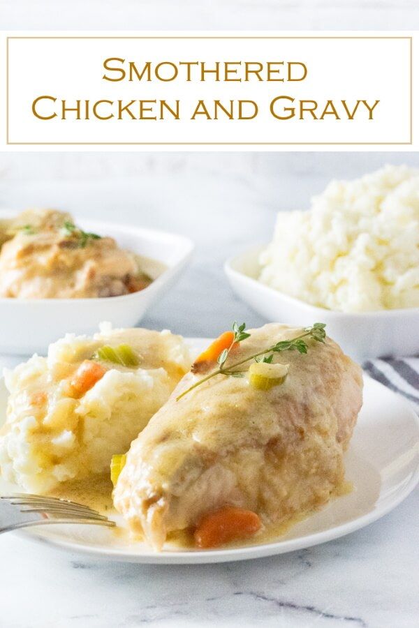 Smothered Chicken And Gravy - Family dinner chicken recipes #family #dinner #chicken #recipes Smothered Chicken And Gravy