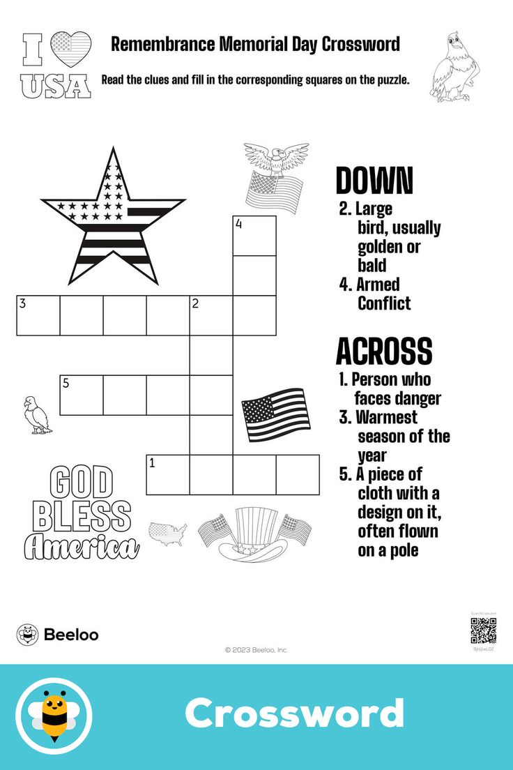 Remembrance Memorial Day Crossword Remembrance Memorial Day Crossword