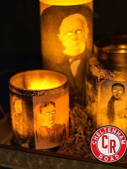 Einfach und billig DIY Halloween-Projekt: DIY Spooky Glühende Augen Laterne Tut...