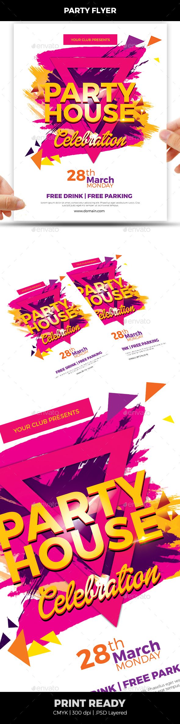 website design flyer
