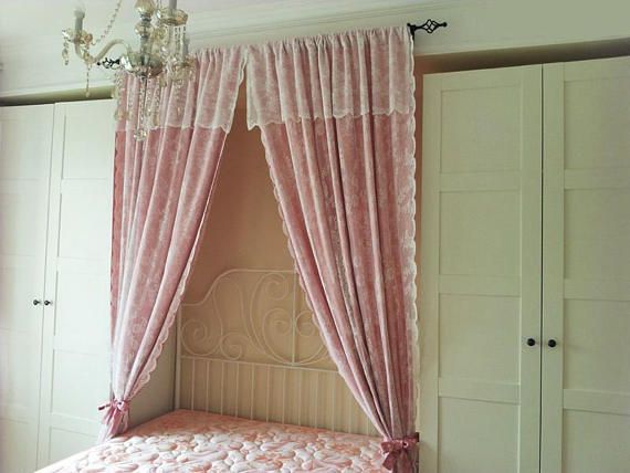 Girl S Bedroom In Pretty Pastels The Pink Pendant Light Pink