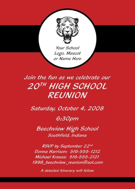reunion invitation