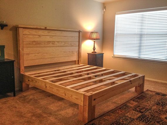 Rustic Hand Crafted Bed Frames With Headboard Frame Plans Bedroom Design And Bed Frames With Headboard, Rustic Pine King Size Bed Frame