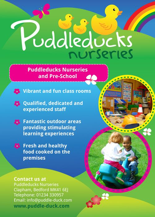 Nursery School Flyer Design Examples of some of the ... Nursery School Flyer