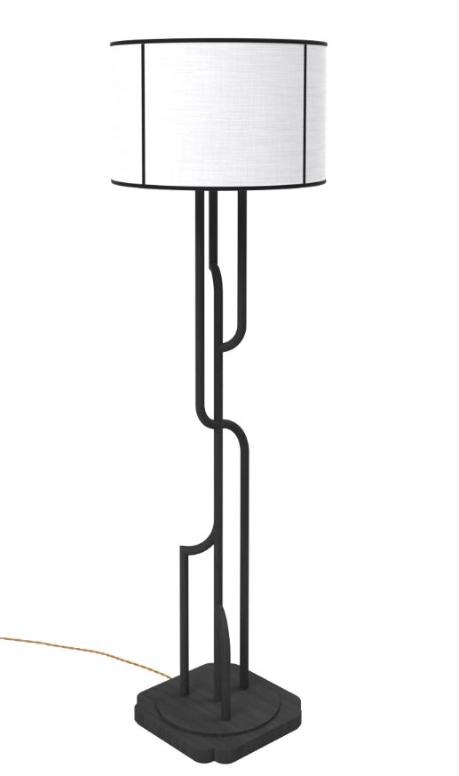 Akar De Nissim S Iconic Art Deco Floor Lamp Gatsby With A Black And Akar De Nissim S Iconic Art Deco Floor Lamp Gatsby With A Black And White 灯具 Pinterest Lighting
