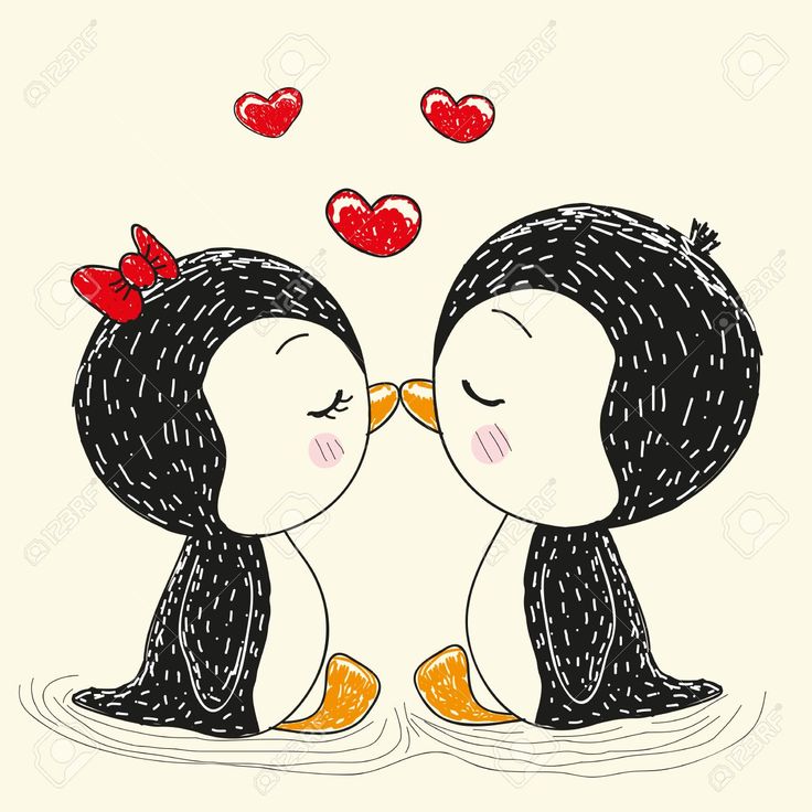 Resultado de imagen para pinguinos enamorados Pinguinos