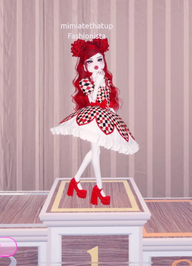 dti queen of hearts ️🖤 in 2024 | Queen of hearts, Heart dress, Dress to