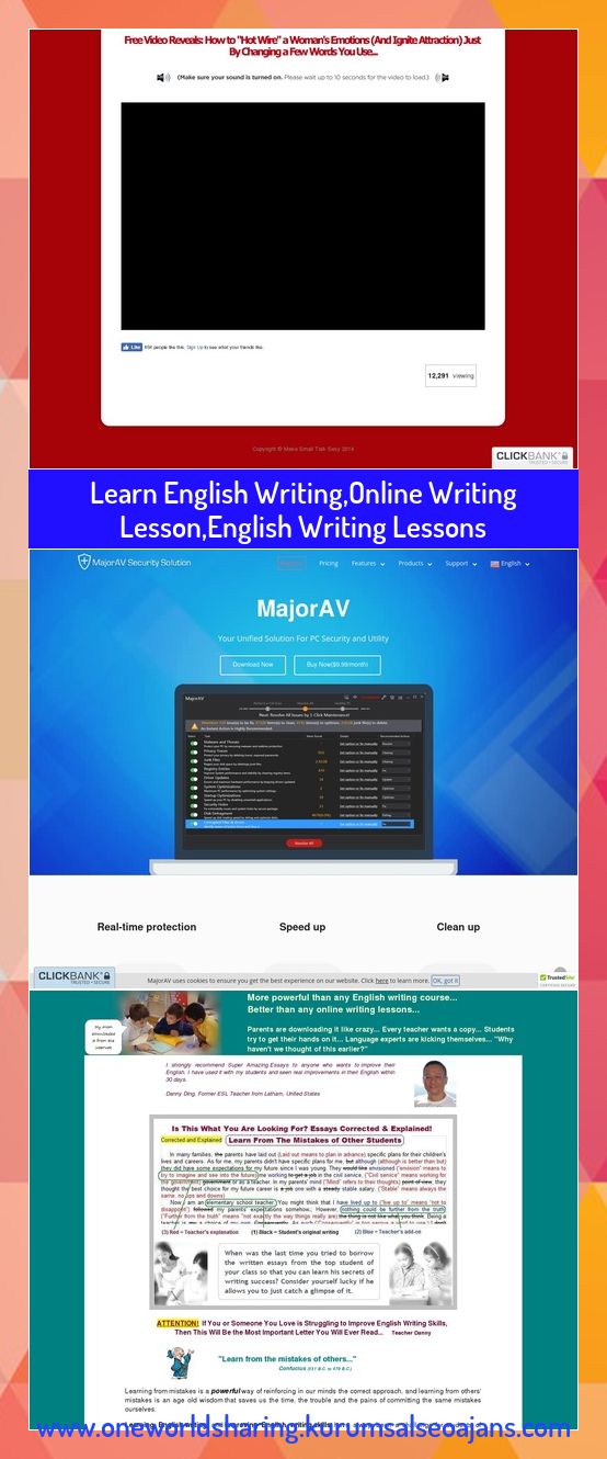 Online writing tutors
