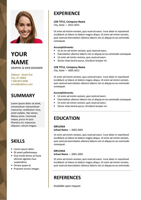126 best Classic resume templates images on Pinterest Free - how to get resume templates on microsoft word 2007 126 best Classic resume templates images on Pinterest Free - how to get resume templates on microsoft word 2007
